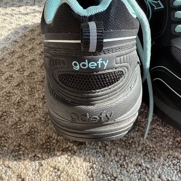 GDEFY Gravity Defyer Comfort Fit Women Athletic Shoes Black 10 NO INSOLES - Picture 7 of 16